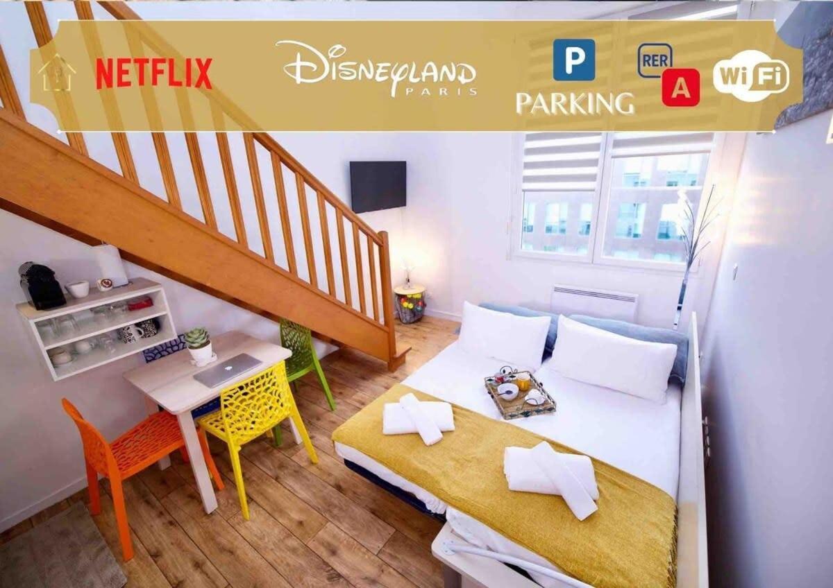 Appart'Hotel Disneyland Dream Close & Safe Montévrain Exterior foto